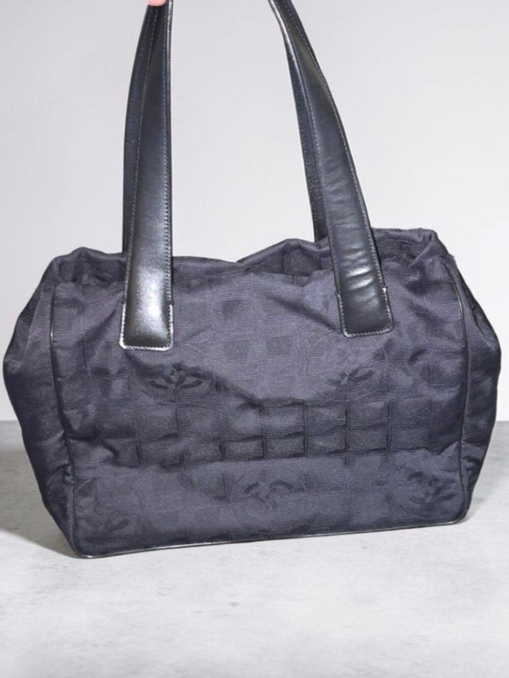 Authentic preloved Chanel traveline tote bag